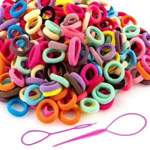 360Pcs Baby Hair Ties, Small No Damage Elastic Hair Bands for Toddlers, Little Girls and Kids, Soft Ponytail Holders, Baby Hair Accessories