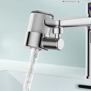 Rotatable Faucet Filter, Kitchen Splash Guard Shower Head, Six-Layer Filtration 360° Rotating, Universal Washable Water Filter, Filter Replacement