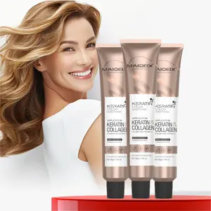 MAIQEIX Keratin&Collagen Silky Care Hair Dye-permanent hair dye suitable for young people.The color lasts naturally and is long-lasting. It has the effect of covering gray hair, can nourish and moisturize the hair, and has hair care benefits(90 g/100 mL)