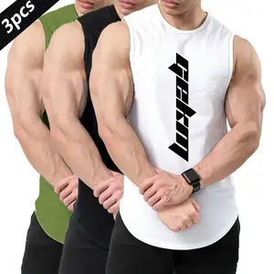 Men’s quick-dry athletic tank tops/sleeveless shirts: breathable geometric-patterned lightweight running workout casual wear; training apparel; modern sports-style American basketball tank; casual beach tank; men’s summer fashion muscle tank.