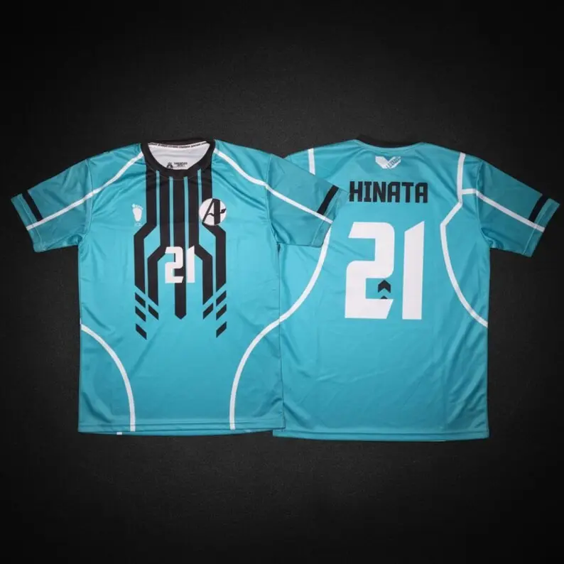 Haikyuu Hinata Shoyo Schweiden Adlers Volleyball Jersey Anime Cosplay Shirt, Premium Breathable Athletic Polyester Activewear, Perfect Otaku Gift for Fans