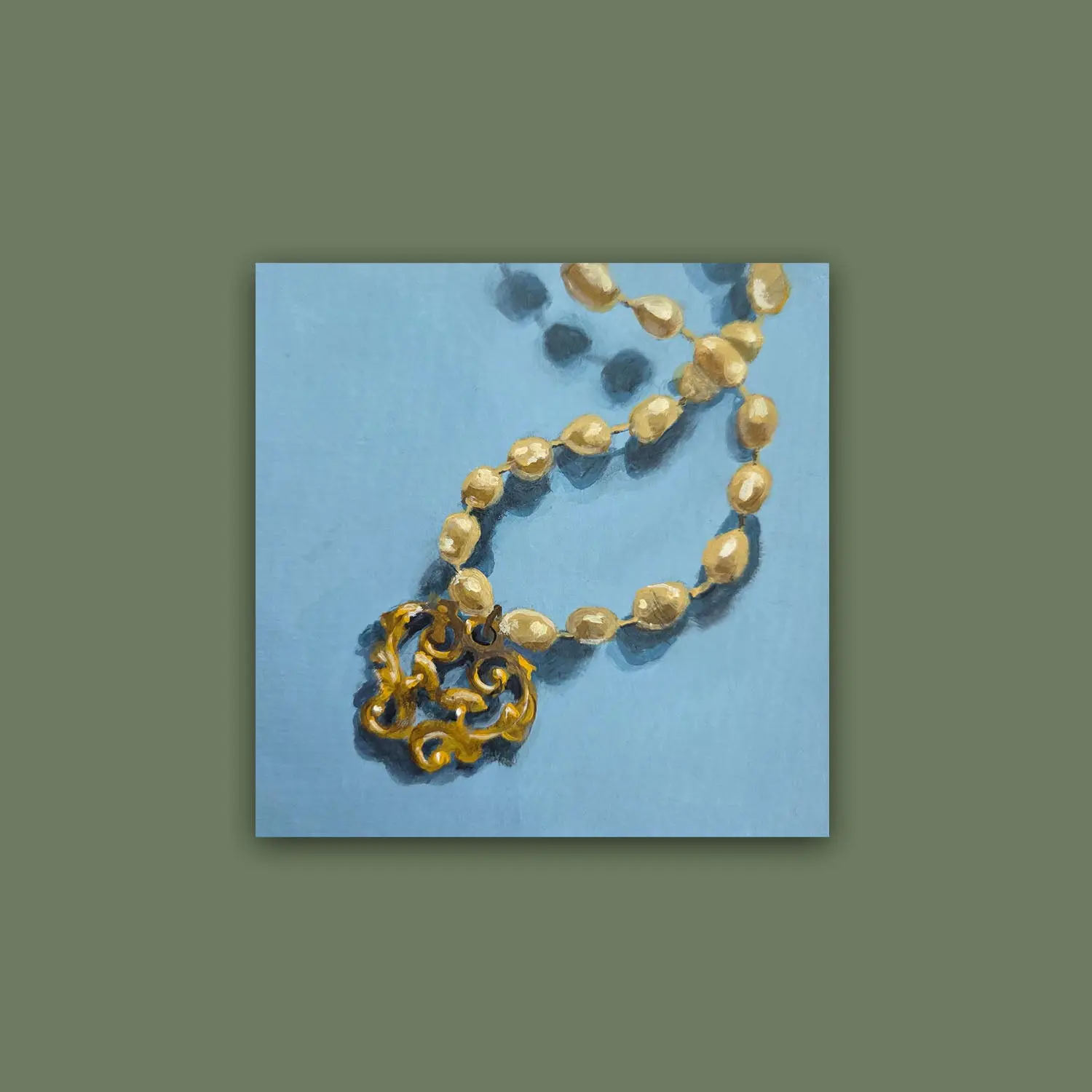Pearl Necklace Print