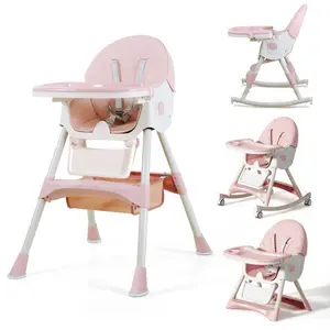 Multi-Functional Dining Chair - Adjustable, Portable, Rocking, Space-Saving Design for Home