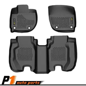TPE Floor Mats Liners Fit for 2015-2020 Honda 3D Molded TPE All-weather