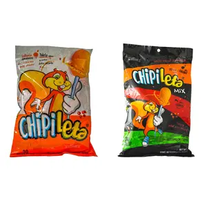 Anahuac Chipileta Naranja & Mix Classic Mexican Lollipop with Hard Caramel Orange Fruit Citrus Flavors & Chili Powder Sweet Tangy Mildly Spicy