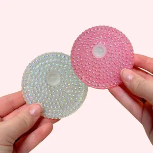Imperfect Rhinestone Lids for 16oz / 20oz Glass Tumbler Drinkware