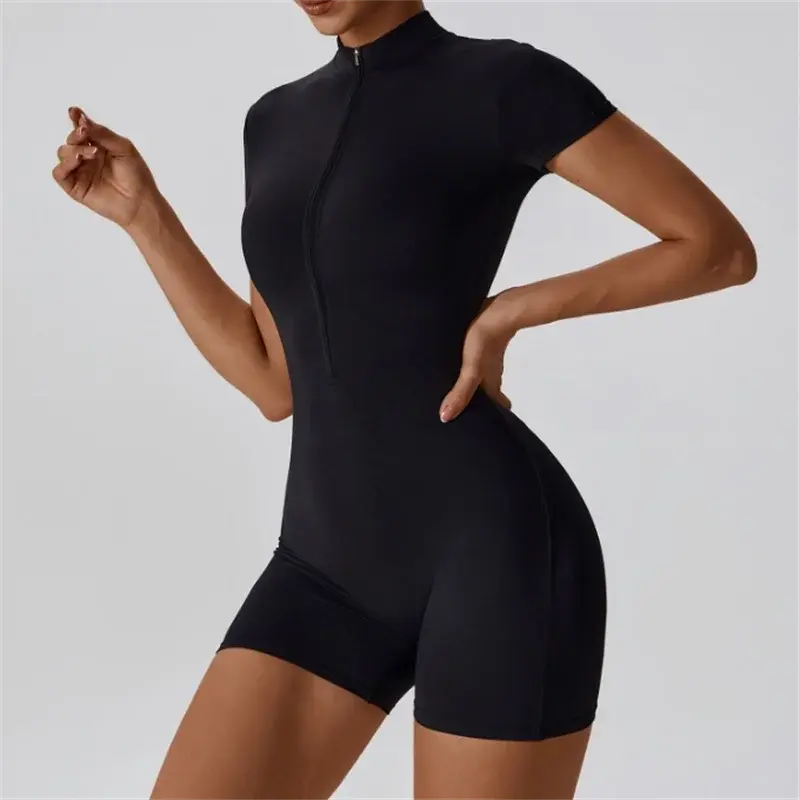 Women's Chic 1-Piece Yoga Jumpsuit, Stretchy Breathable Fabric for Yoga, Gym Workouts