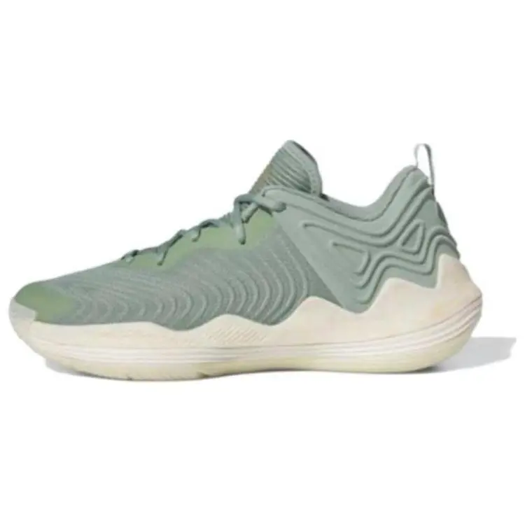 Adidas D Rose Son Of Chi 3 Silver Green' Trendy Cushioned Low Top Basketball Shoes Men's Blue IE9234
