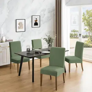 Waterproof  Room   Set of 4/6, Super Fit Stretch Jacquard Parson  Slipcovers Removable Washable  Seat Protectors for Home, Kitchen, Banquet dining chair cover