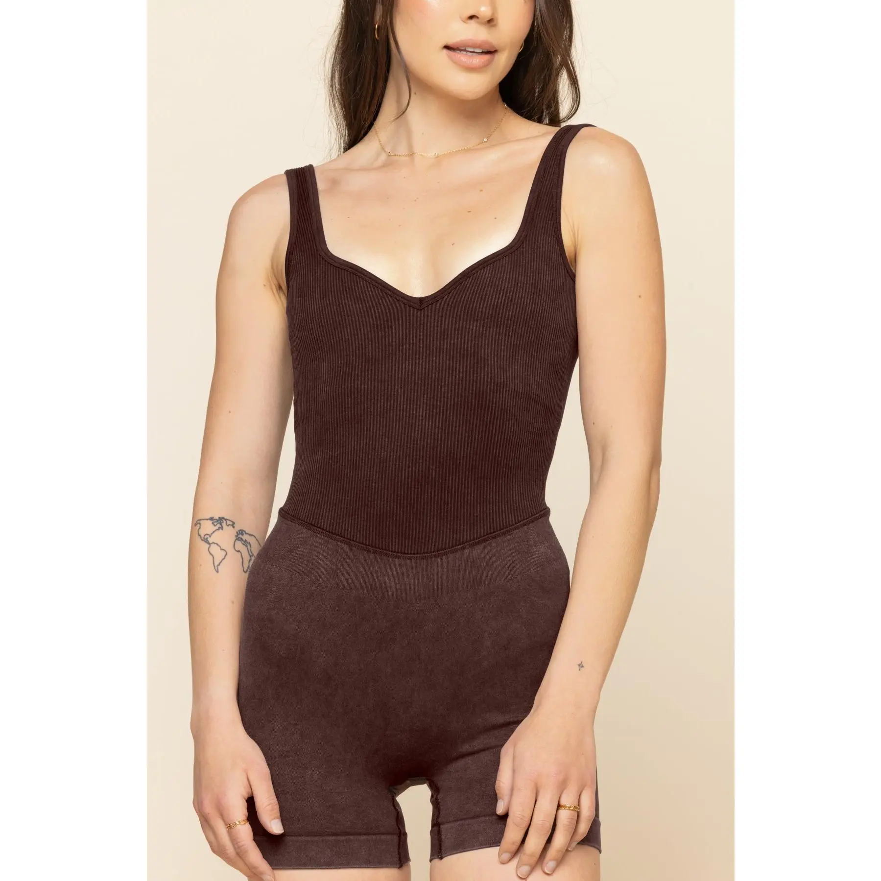 Hey Shorty Seamless Shortsie - French Roast