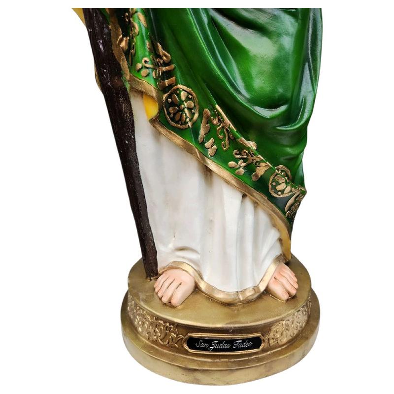 San Judas 36" Inches Tall / 3 Feet Statue - St Jude Standing Figure in Box - New - Hecho en Mexico Religious Saint Decor Ornaments Tadeo