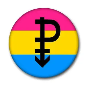 Pansexual Flag Pin-Back Button