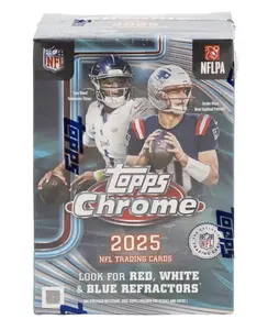 2025 Topps Chrome Football Blaster Box