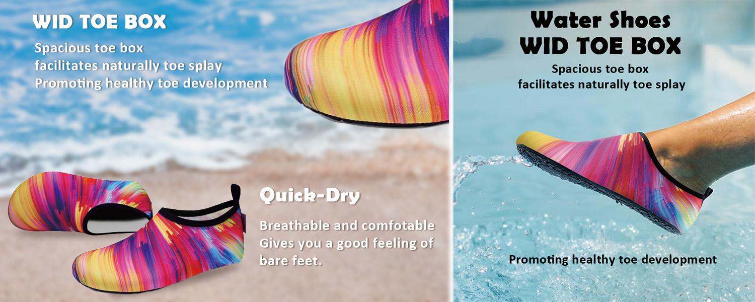 Quick-Dry Barefoot Water Socks Lightweight Slip-On Beach Shoes Outdoor Sneakers For Swimming Diving Surfing Quick-Dry Barefoot Water Socks Lightweight Slip-On Beach Shoes Outdoor Sneakers For Swimming Diving Surfing