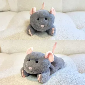Lil Rat | Pocket Knick-Knacks Mouse 8.2" Hand Fidget Plush Toy Calming Squish Beads Stuffed Animal Birthday Gift For Boys&Girls Kids