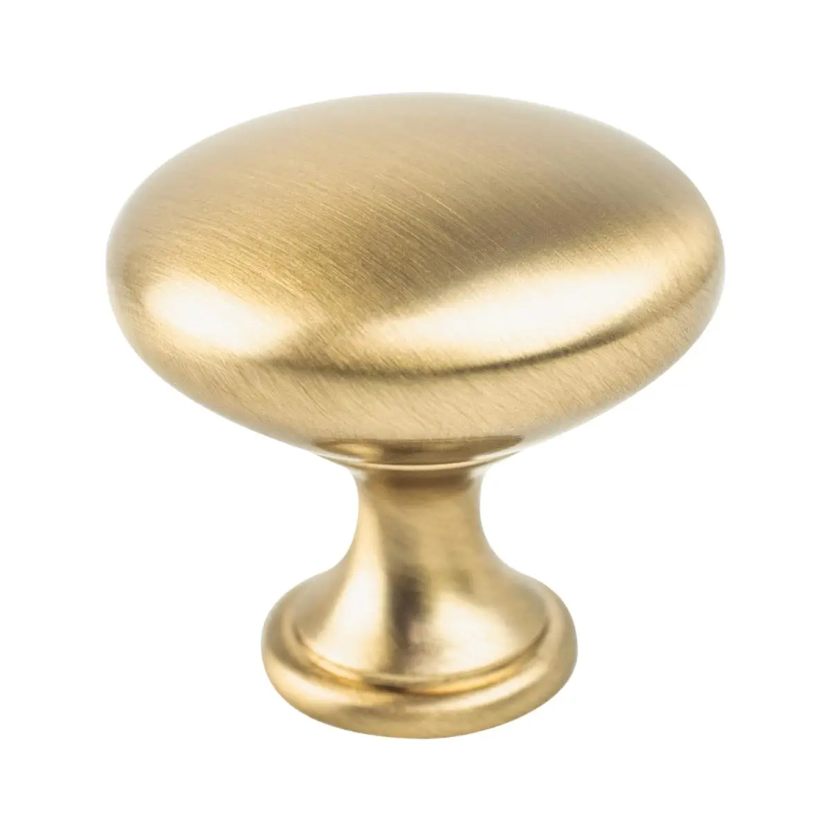 Berenson 9714-1MDB-P Modern Brushed Gold Round Handle Doorknobs - Zinc Base, Modern Finish, High Quality, Luxurious Look, Durable Door Hardware for Tools & Hardware Applications