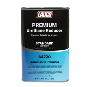 LAUCO Standard Urethane Grade Reducer, (60 °F–77 °F) Automotive and Industrial Solvent Thinner for Urethane and High-Solids Coatings, Professional Flow and Leveling Performance (Quart)