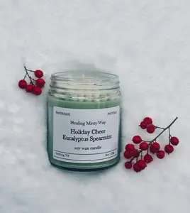 Holiday Cheer Soy Wax Candle Aroma Decor