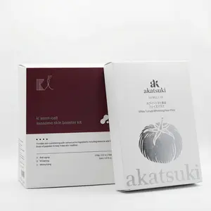 KI Exosome Booster Kit & Akatsuki Soothing Mask - Anti-Aging, Brightening, Hydration Ampoule Set with Niacinamide & Hyaluronic Acid for Smooth Skin Texture