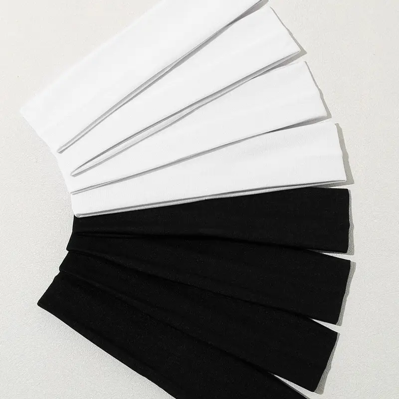 Women's Sporty Hairbands, Elastic Sweat-Wicking Headbands for Yoga Running Ball Games Work Out, Fashionable Casual Hair Accessories, Sports Training Headband, Workout Headbands