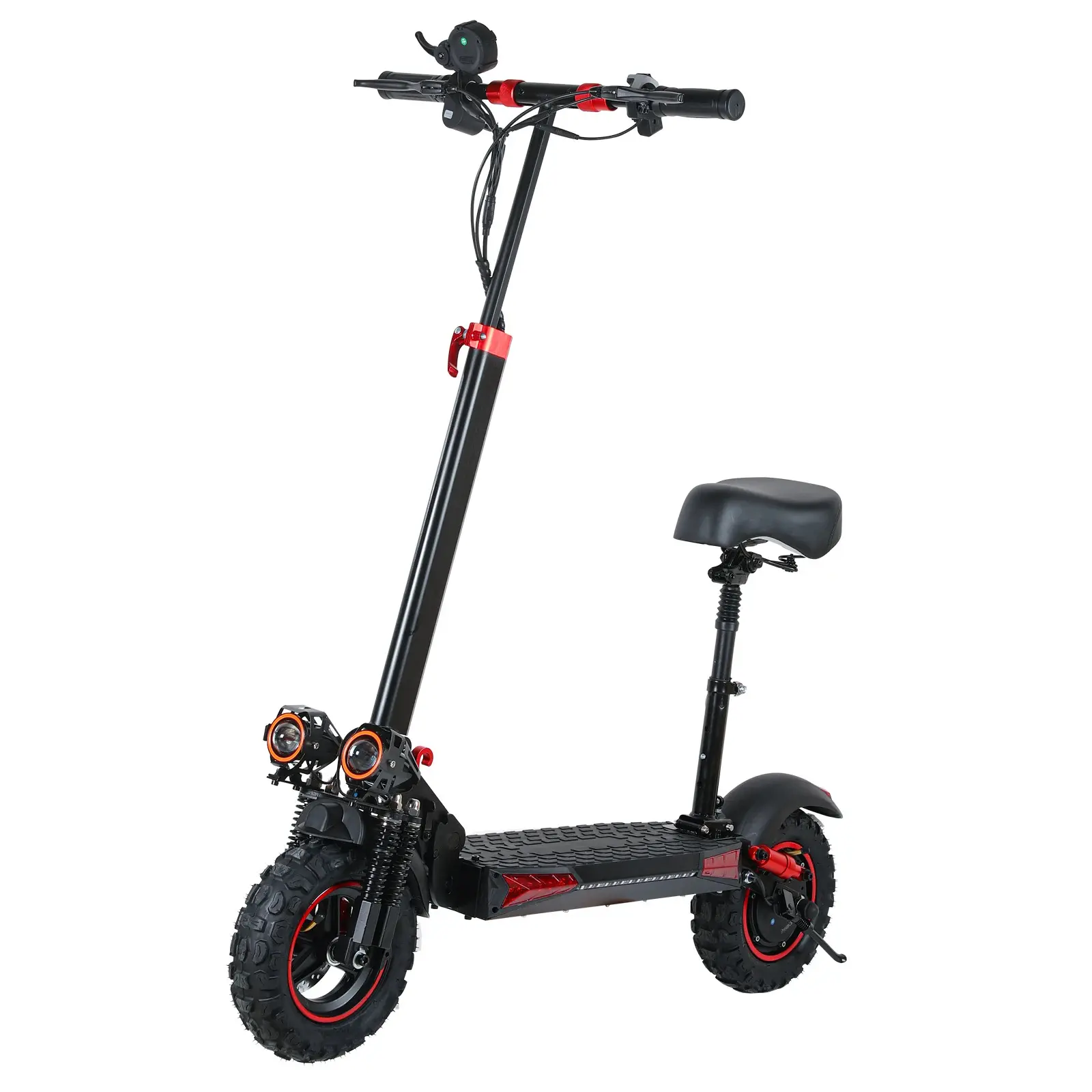 FREEBOY J11MAX 1200W Foldable Electric Scooter for Adults, 48V 18Ah Battery, 50KM/H Max Speed, 11" Off-Road Tires, Dual Disc Brakes, Long Range E-Scooter with Seat Powerful Electric Scooter with Seat