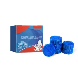 Toilet cleaning tablets for home use, for cleaning, descaling, deodorizing, stain removal, and fresh-smelling toilet cleaning tablets