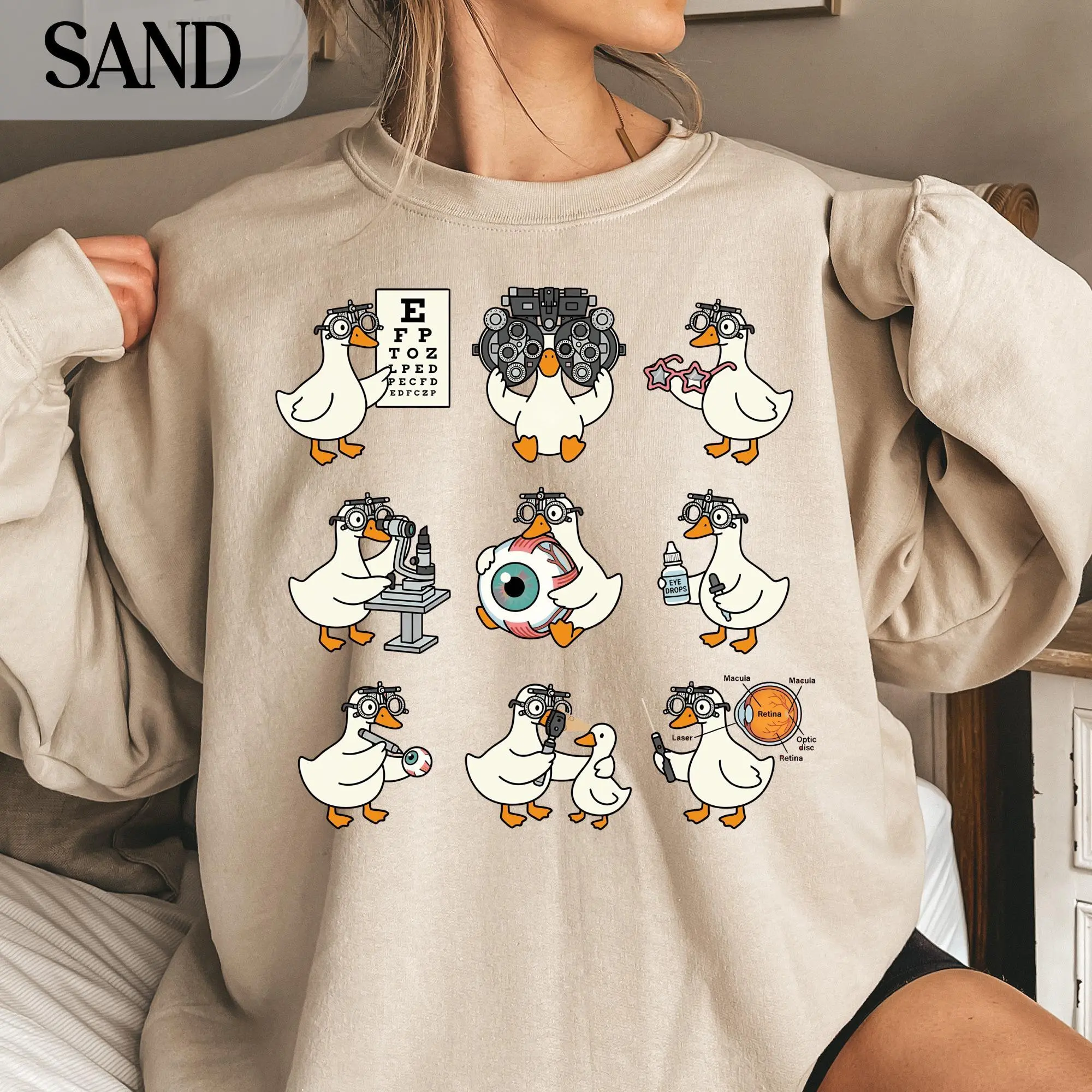 Optometry Short Sleeve T-SHIRT / Sweatshirt  Ophthalmologist Sweatshirt, Eye Doctor Tee ,  Optometrist