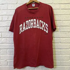 Vintage Russell Athletic University Of Arkansas Tshirt