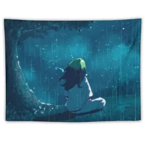 Tapestry  Music album poster tapestry Billie flag for living room bedroom wall hanging for friends pink gift 40x60 Inch