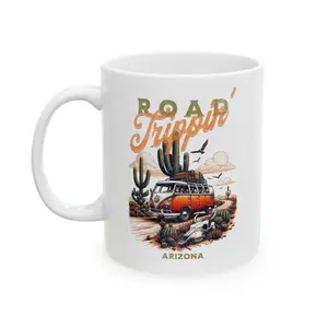 Road Trippin AZ: Ceramic Mug, (11oz, 15oz)