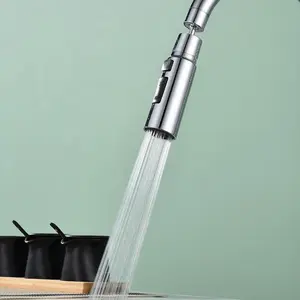 Kitchen Faucet Sprayer Head Replacement, 3-function Sprayer Spout Nozzle, Kitchen Fixture Accessories for Home Use