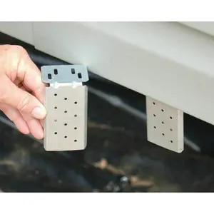 Mobile Home Steel Bracket for Vinyl Skirting (10 Pack)