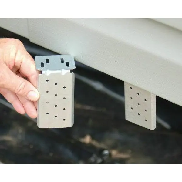 Mobile Home Steel Bracket for Vinyl Skirting (10 Pack)