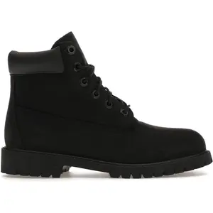 Timberland 6" Premium Boot Black Nubuck (GS)