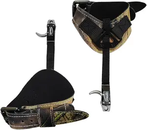 Sturdy & Smooth Adjustable Trigger Sensitivity for Bowhunting 3D Archery Target Practice Comfortable All-Day Wear Padded Wrist Strap Ambidextrous Design Quick-Fit Strap