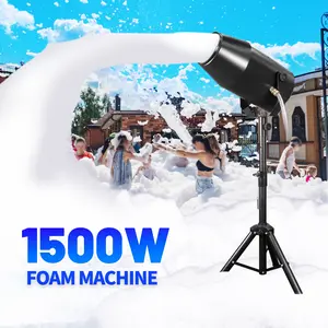 PAIDUN 1500W Foam Cannon Machine with Stand+Water Pump+Remote Controller Summer Water Theme Park