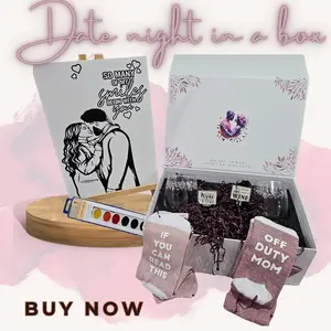 Date Night Painting Set in a Box for Anniversaries, Birthdays, Valentine's Day or Just Because