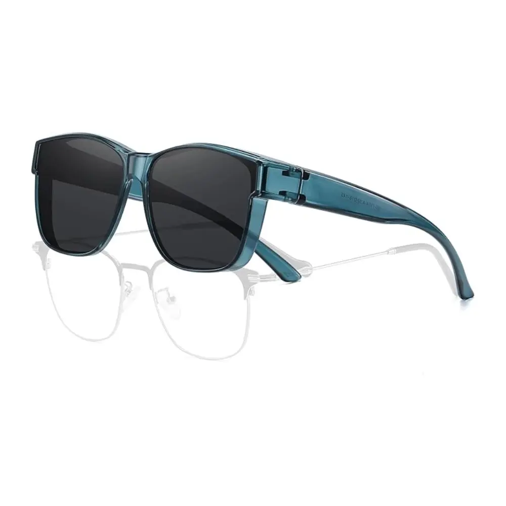 RMMEEY Fit Over Polarized Sunglasses for Men Women Oversized Square UV400 Protection Shades Ideal for Driving