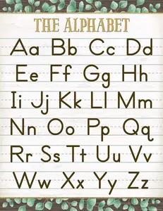 Eucalyptus The Alphabet Chart