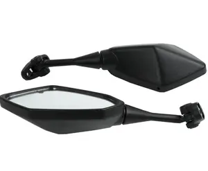 Rear View Mirrors for GTX 250 EFI Motorcycle - Black Mirrors with Clear Reflections for Enhanced Safety and Clarity