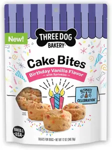 Ultimate Celebration Cake Bites, Soft-Baked Dog Treats and Cookies with Real Ingredients, 12 oz