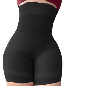 Curvy-faja Butt Lifter Control Panty Underwear High Waisted Shorts Comfortable Shapewear Womenswear Breathable Smooth Zipper Compression Basic