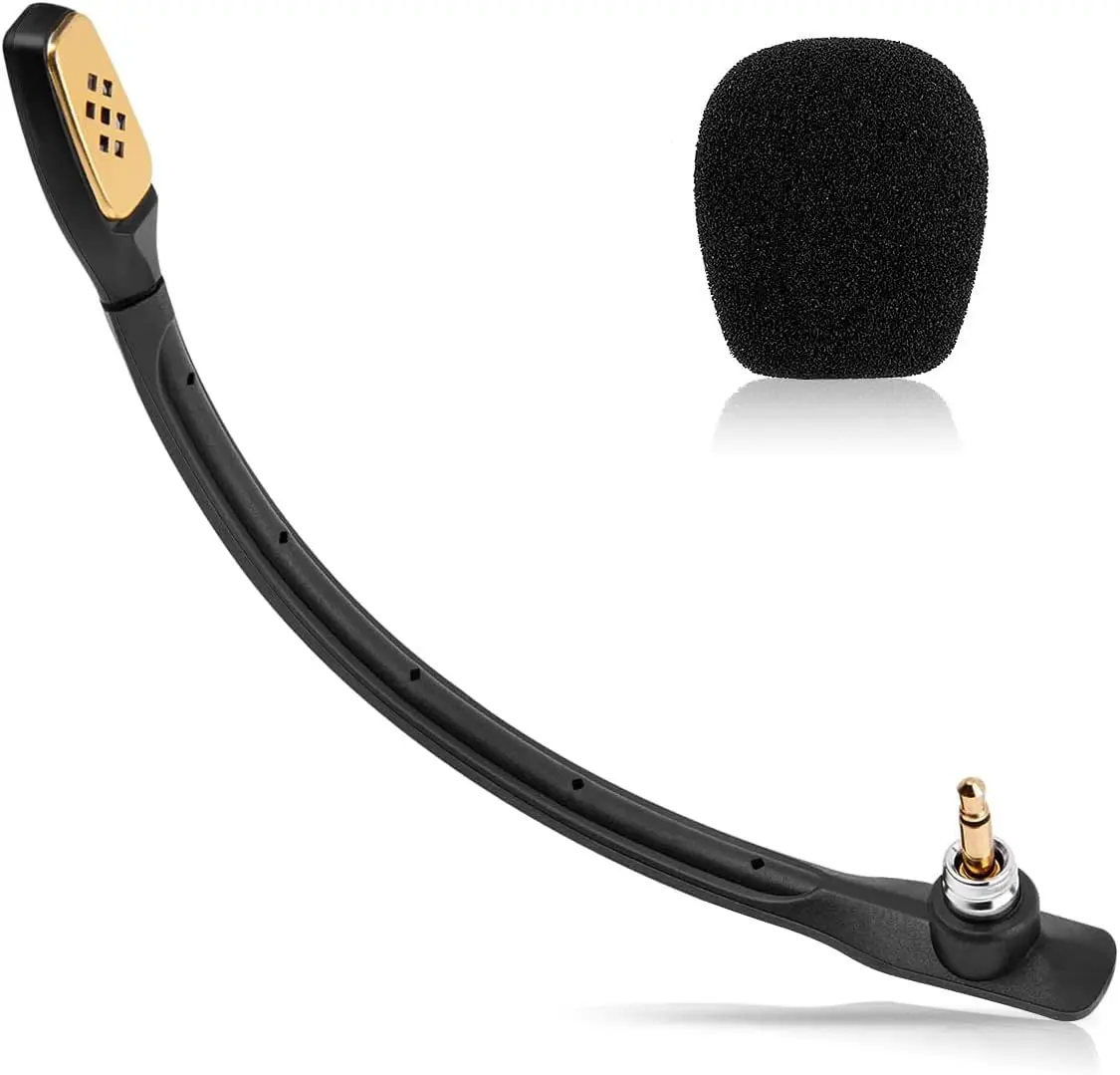 Replacement Mic for Astro A40 / A40 TR Gaming Headset, Boom Microphone | Detachable Noise-Cancelling Mic Piece with Foam Cover