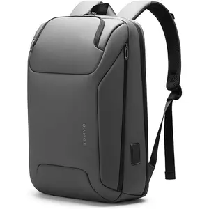 Business Laptop Backpack for Men,Women，15.6 Inch Water Resistant Travel smart Laptop Backpack Carry On Backpack with USB Charging Port，Large Business Work Durable Computer Bag, Grey