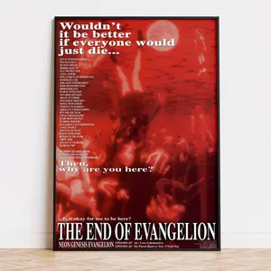 Neon Genesis Evangelion - The End of Evangelion - Movie Poster |  | High Quality Ready To Print