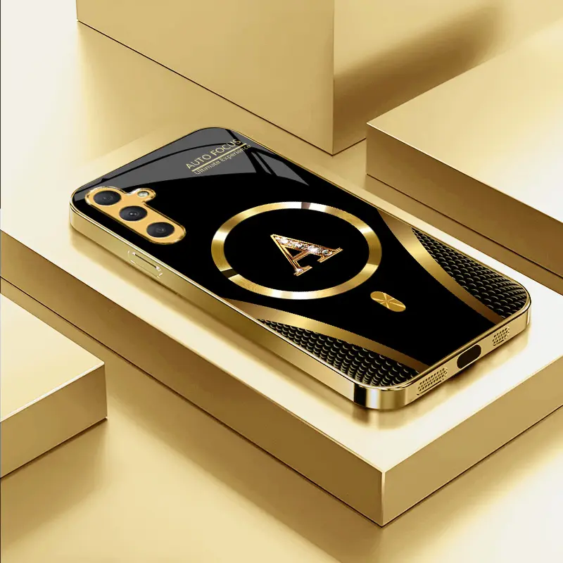Suitable for [Galaxy A16 5g] high-end MagSafe phone case，Features a magnetic attachment function，Choose from all 26 letters—featuring a sophisticated, minimalist design. YM99