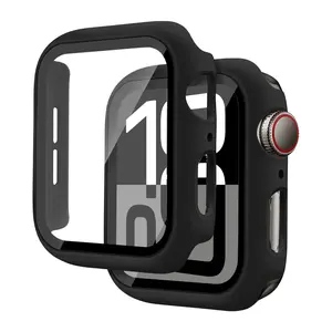 Case with Tempered Glass Screen Protector for Apple Watch Series 10 46mm 42mm, Ultra-Thin Scratch Resistant Full Protective Hard PC Bumper Cover for iWatch 46mm 42mm