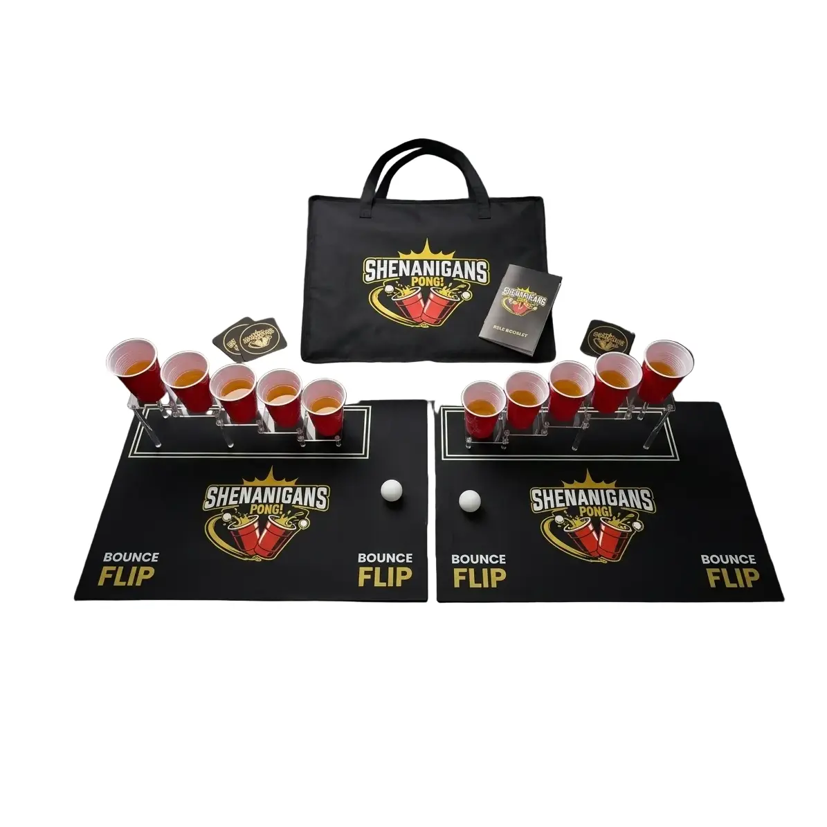 Shenanigans Pong, the fast-paced party game