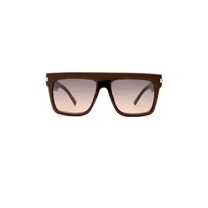 Le Specs Offside Sunglasses in Dark Cocoa & Smoke To Brown Gradient