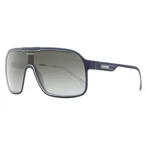 Carrera Flat-Top Wrap Sunglasses 1046/S 0JU9O Matte Blue 99mm